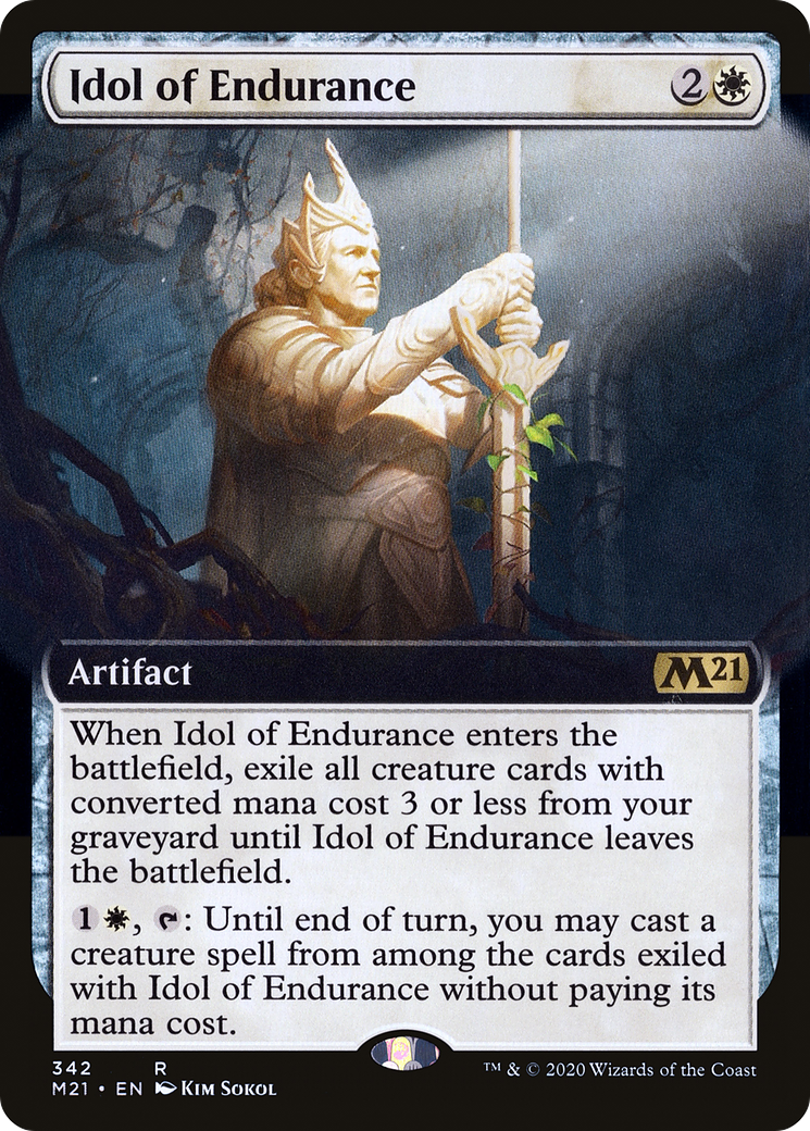 Idol of Endurance (M21-342) - Core Set 2021: (Extended Art) | Grognard Games