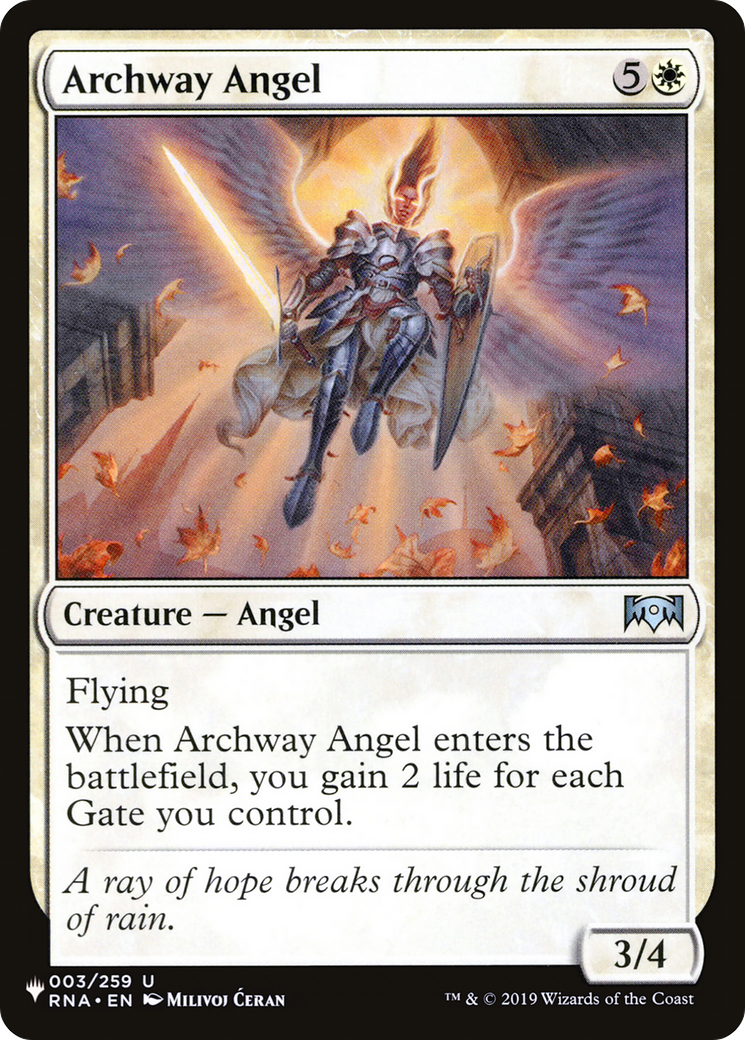 Archway Angel [The List] | Grognard Games