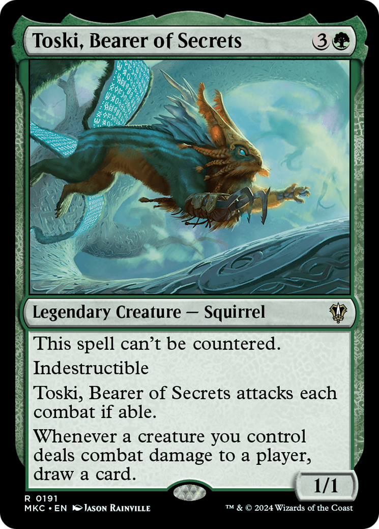 Toski, Bearer of Secrets [Murders at Karlov Manor Commander] | Grognard Games