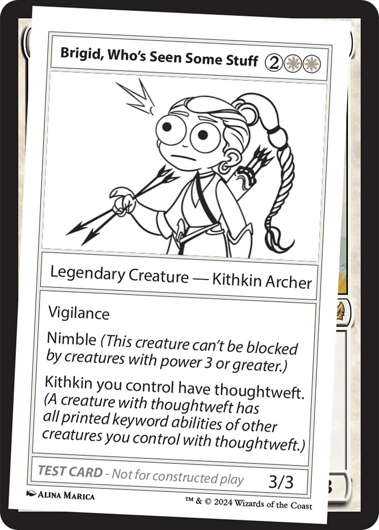 Brigid, Who's Seen Some Stuff [Mystery Booster 2 Playtest Cards] | Grognard Games