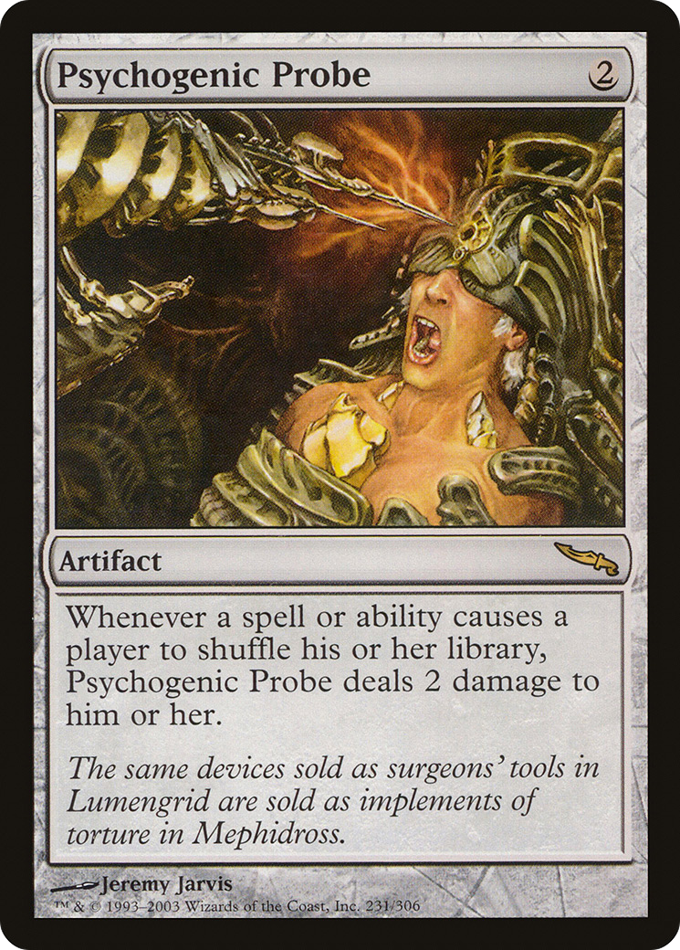 Psychogenic Probe [Mirrodin] | Grognard Games
