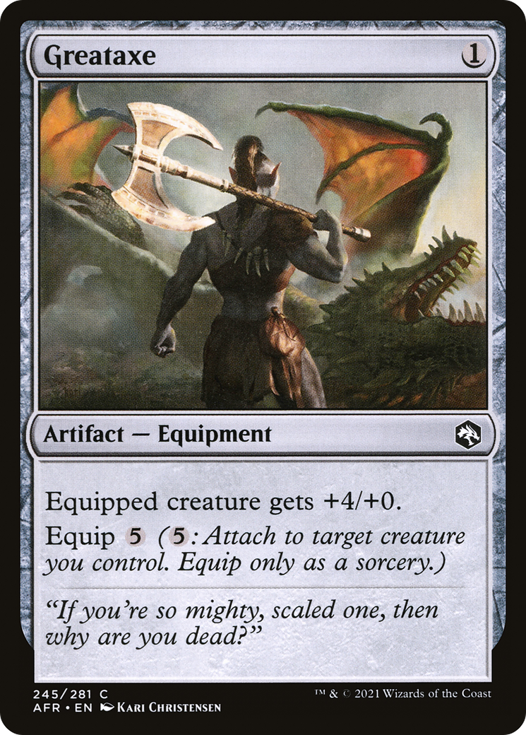 Greataxe [Dungeons & Dragons: Adventures in the Forgotten Realms] | Grognard Games