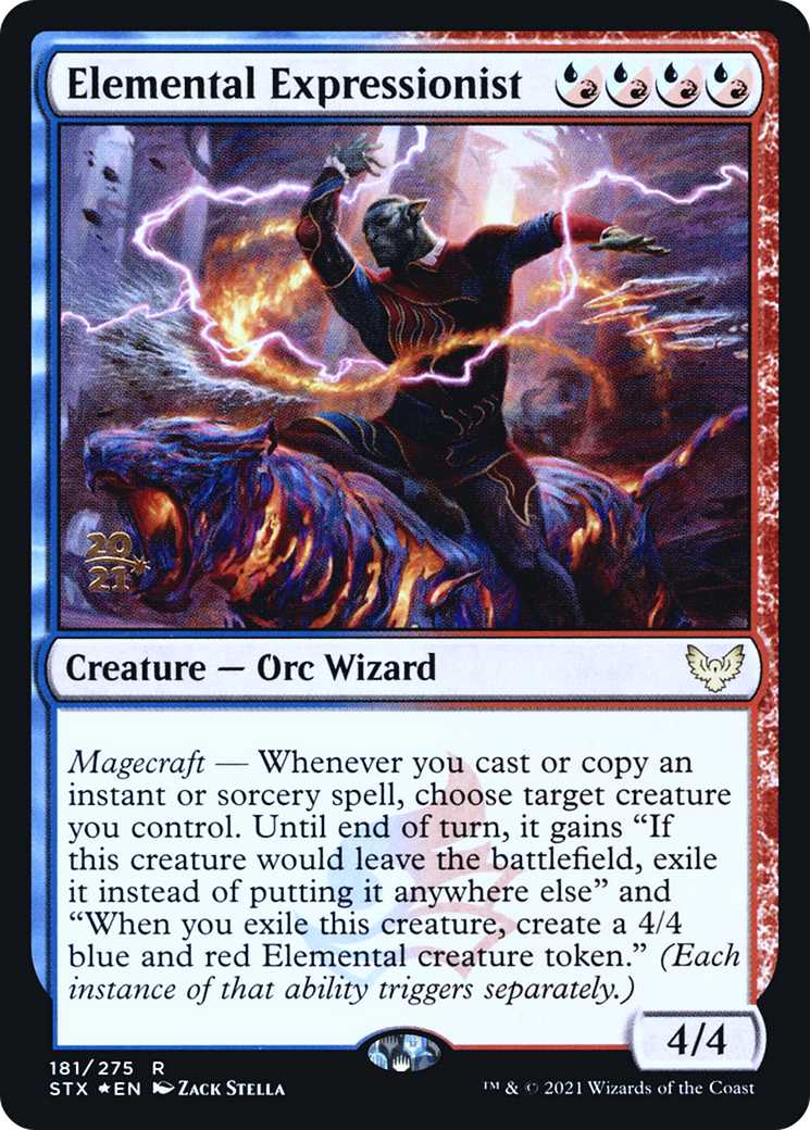 Elemental Expressionist [Strixhaven: School of Mages Prerelease Promos] | Grognard Games