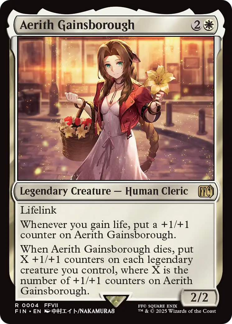 Aerith Gainsborough (FIN-004) - FINAL FANTASY Foil | Grognard Games