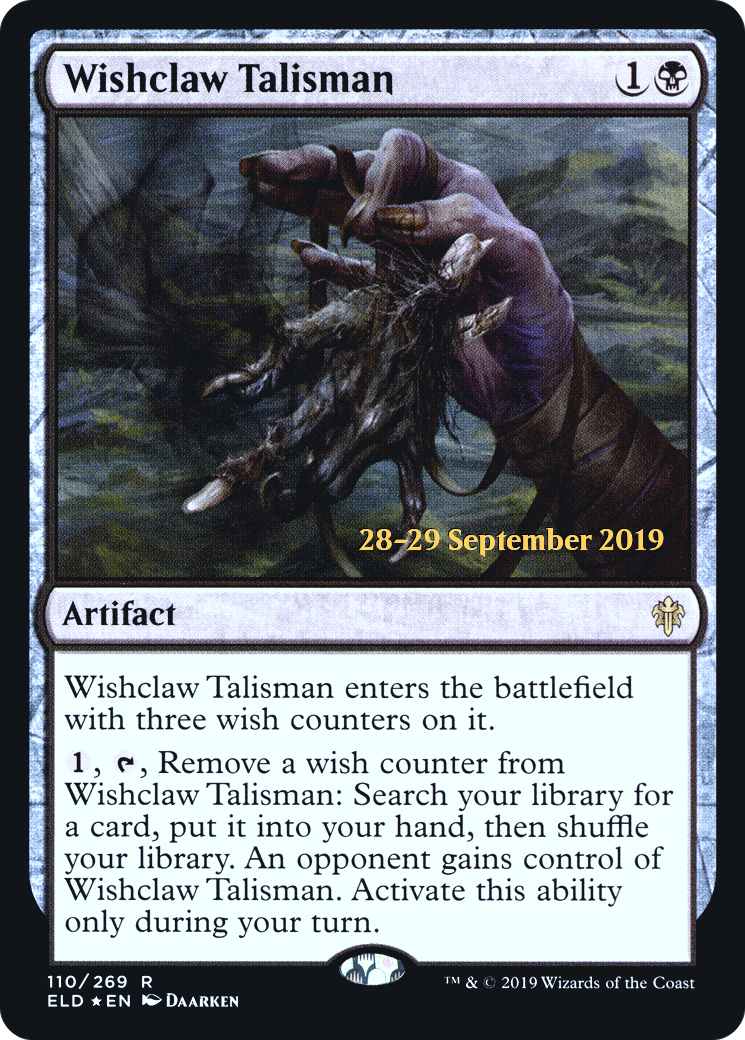 Wishclaw Talisman  [Throne of Eldraine Prerelease Promos] | Grognard Games