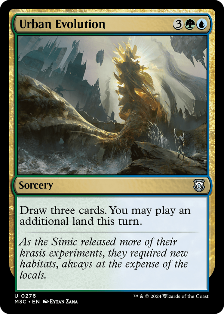 Urban Evolution (Ripple Foil) [Modern Horizons 3 Commander] | Grognard Games