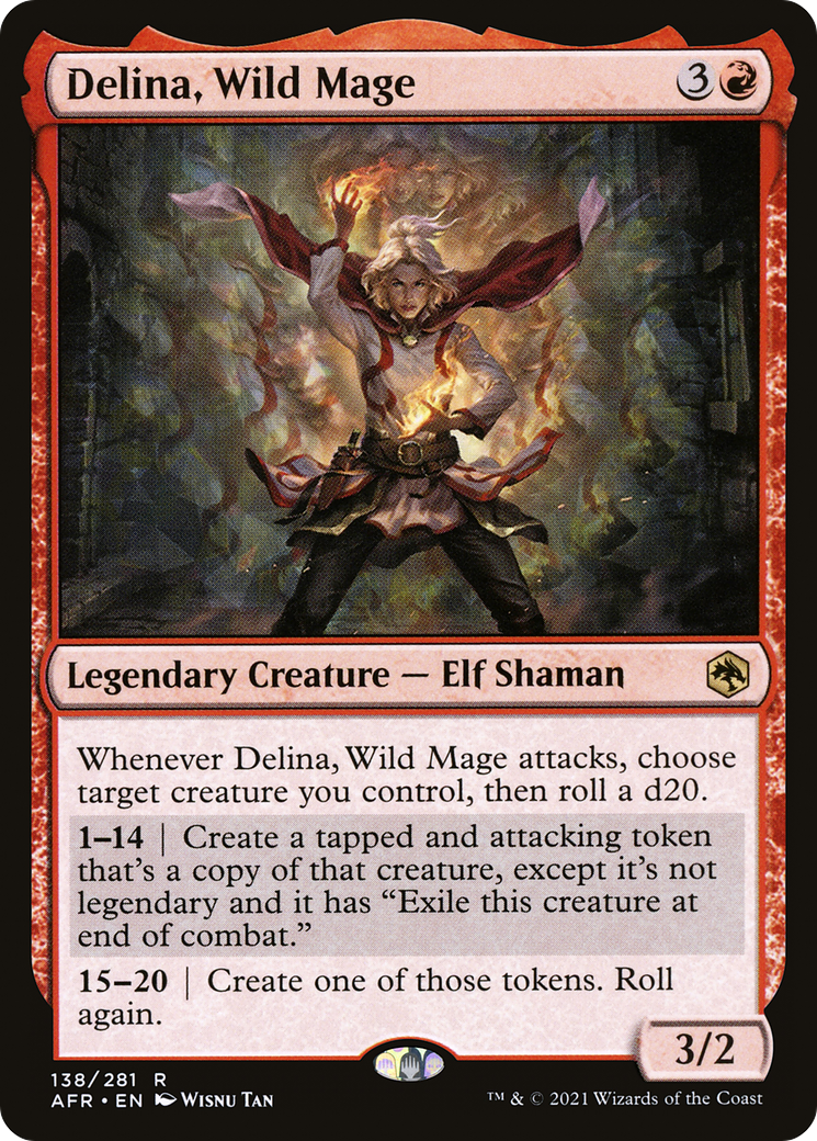 Delina, Wild Mage [Dungeons & Dragons: Adventures in the Forgotten Realms] | Grognard Games