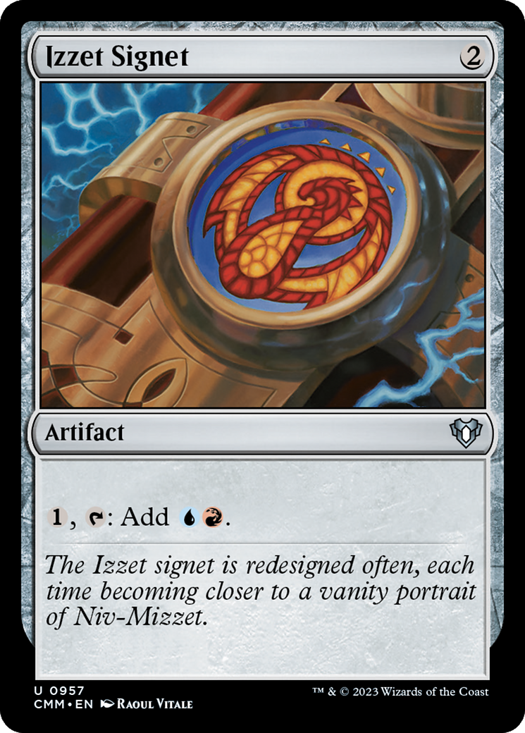 Izzet Signet [Commander Masters] | Grognard Games