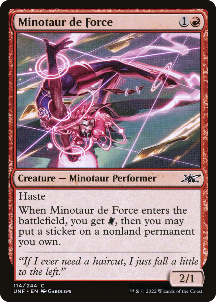 Minotaur de Force [Unfinity] | Grognard Games