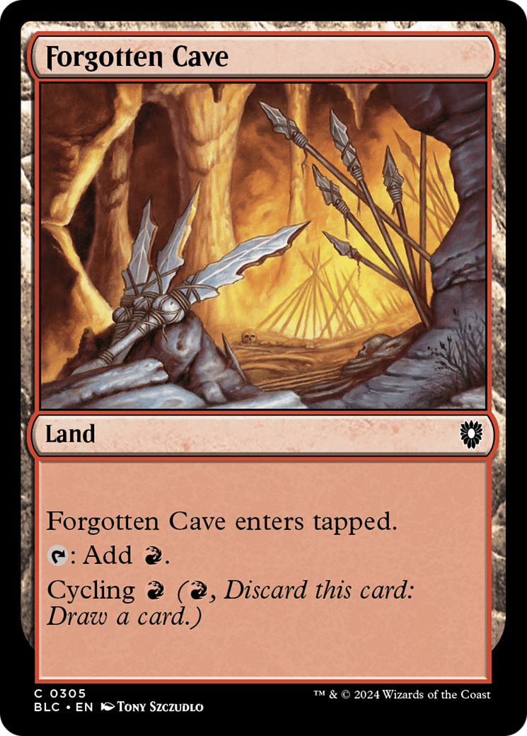 Forgotten Cave [Bloomburrow Commander] | Grognard Games