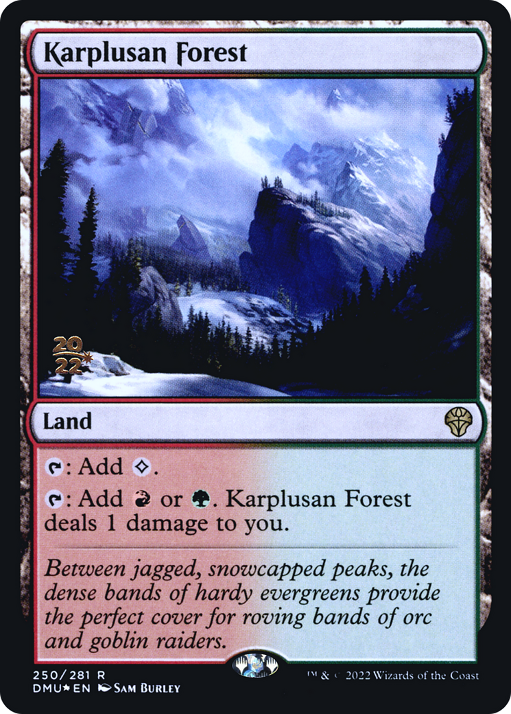 Karplusan Forest [Dominaria United Prerelease Promos] | Grognard Games