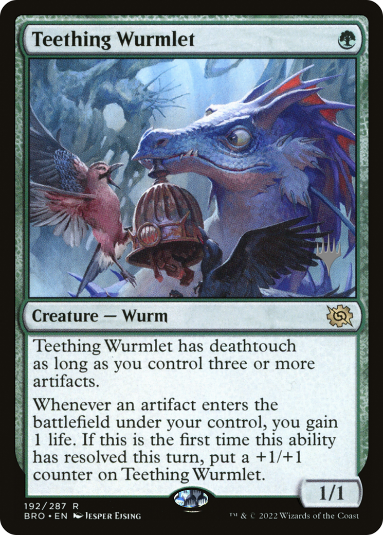 Teething Wurmlet (Promo Pack) [The Brothers' War Promos] | Grognard Games