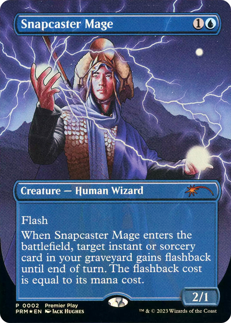 Snapcaster Mage (Borderless Alternate Art) [Regional Championship Qualifiers 2023] | Grognard Games