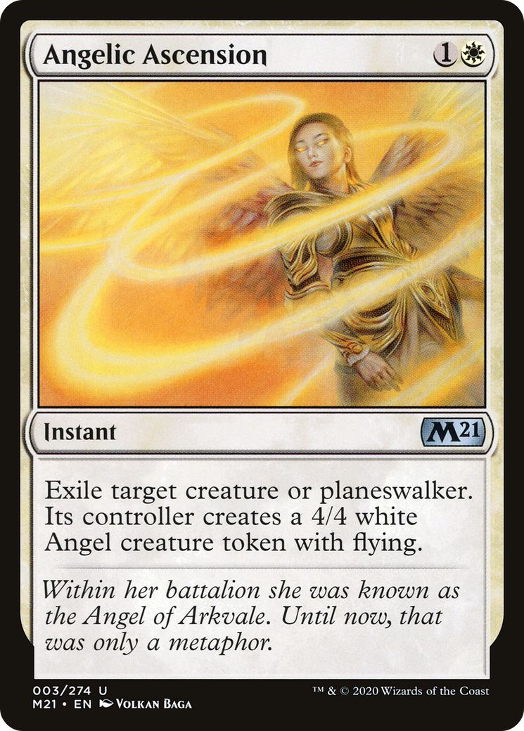Angelic Ascension (M21-003) - Core Set 2021 | Grognard Games