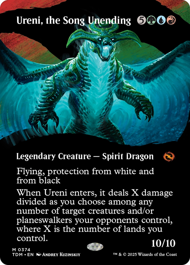 Ureni, the Song Unending (Borderless) [Tarkir: Dragonstorm] | Grognard Games