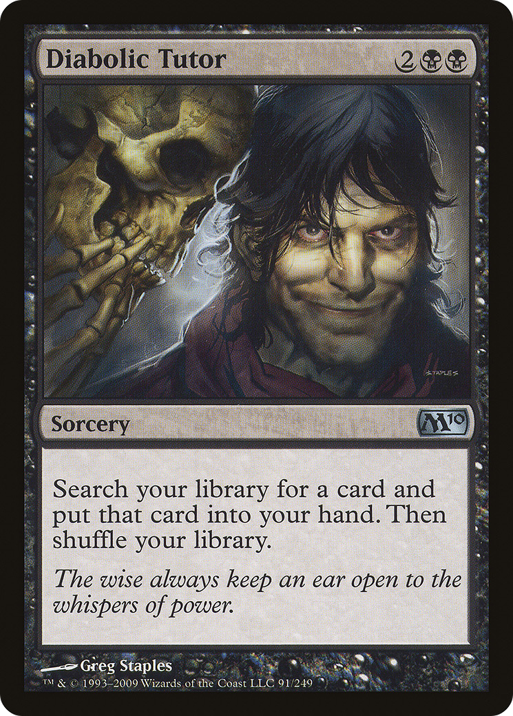 Diabolic Tutor [Magic 2010] | Grognard Games