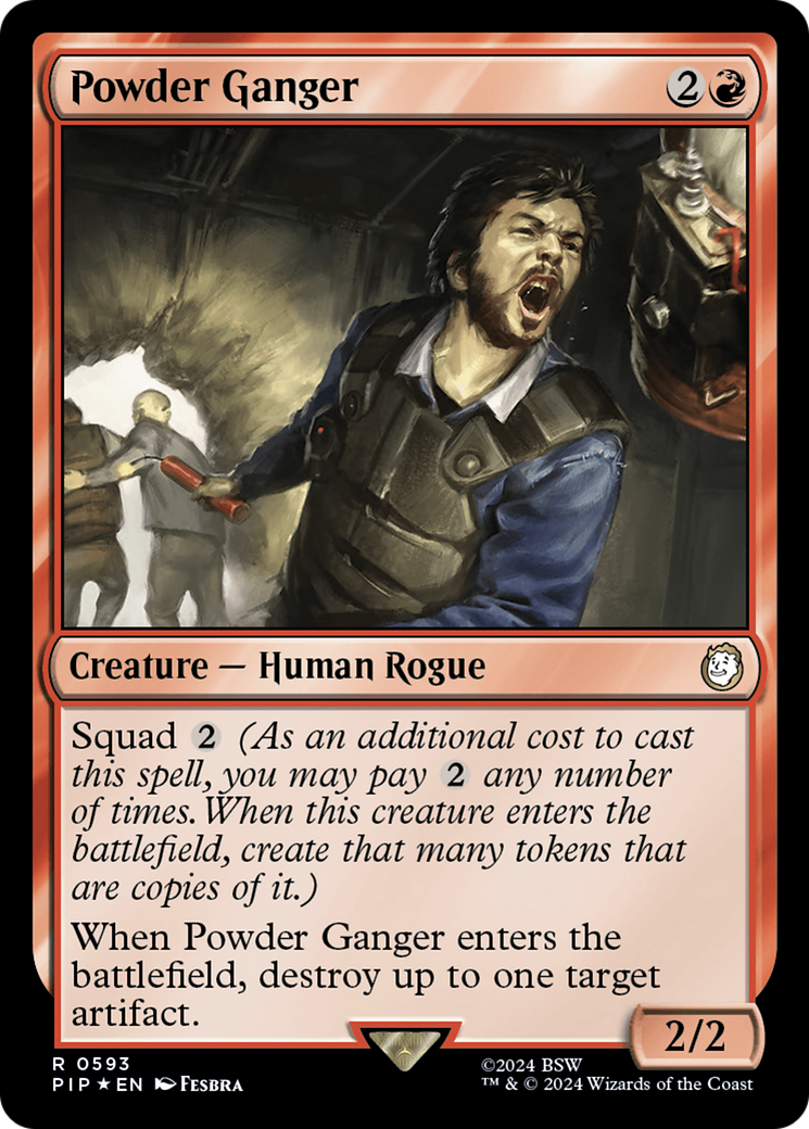 Powder Ganger (Surge Foil) [Fallout] | Grognard Games