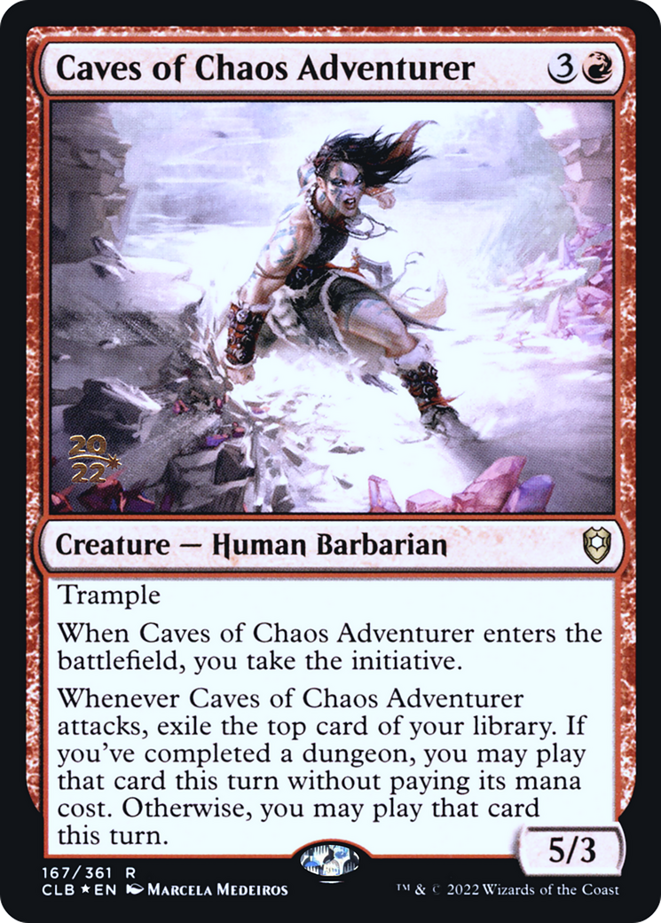 Caves of Chaos Adventurer [Commander Legends: Battle for Baldur's Gate Prerelease Promos] | Grognard Games