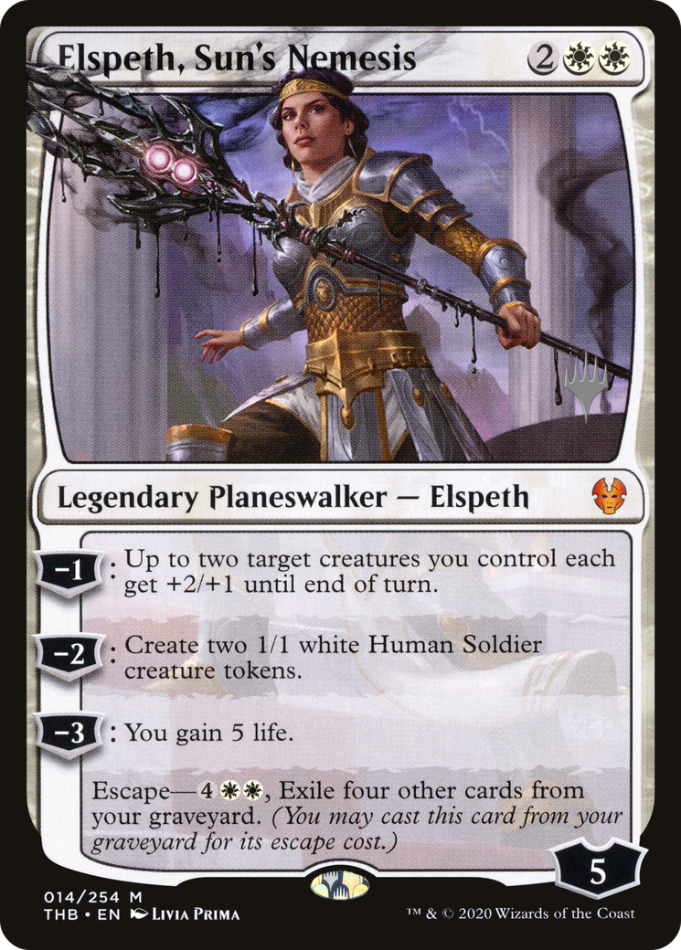 Elspeth, Sun's Nemesis (Promo Pack) [Theros Beyond Death Promos] | Grognard Games