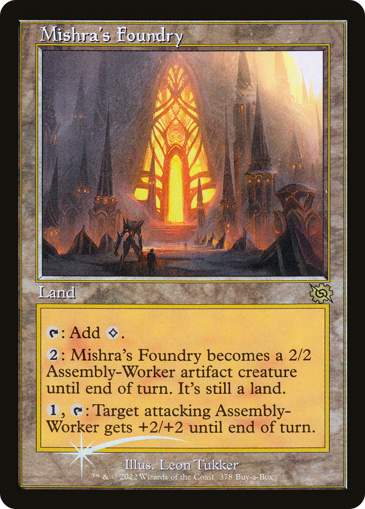 Mishra's Foundry (Retro) (Buy-a-Box) [The Brothers' War] | Grognard Games