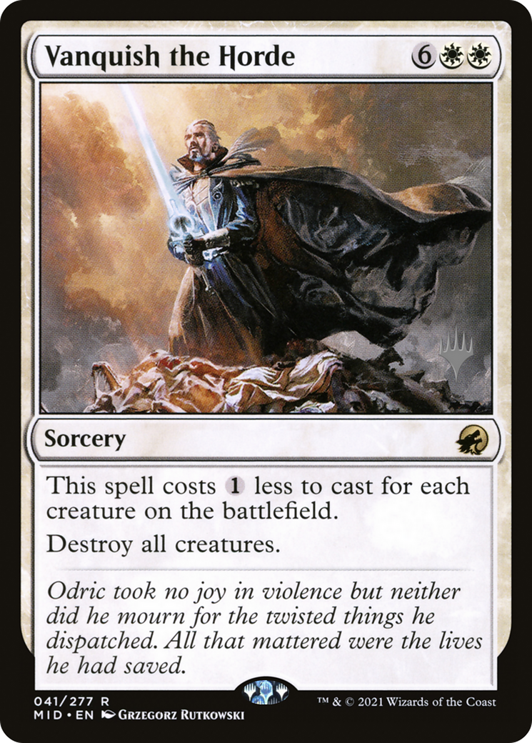 Vanquish the Horde (Promo Pack) [Innistrad: Midnight Hunt Promos] | Grognard Games