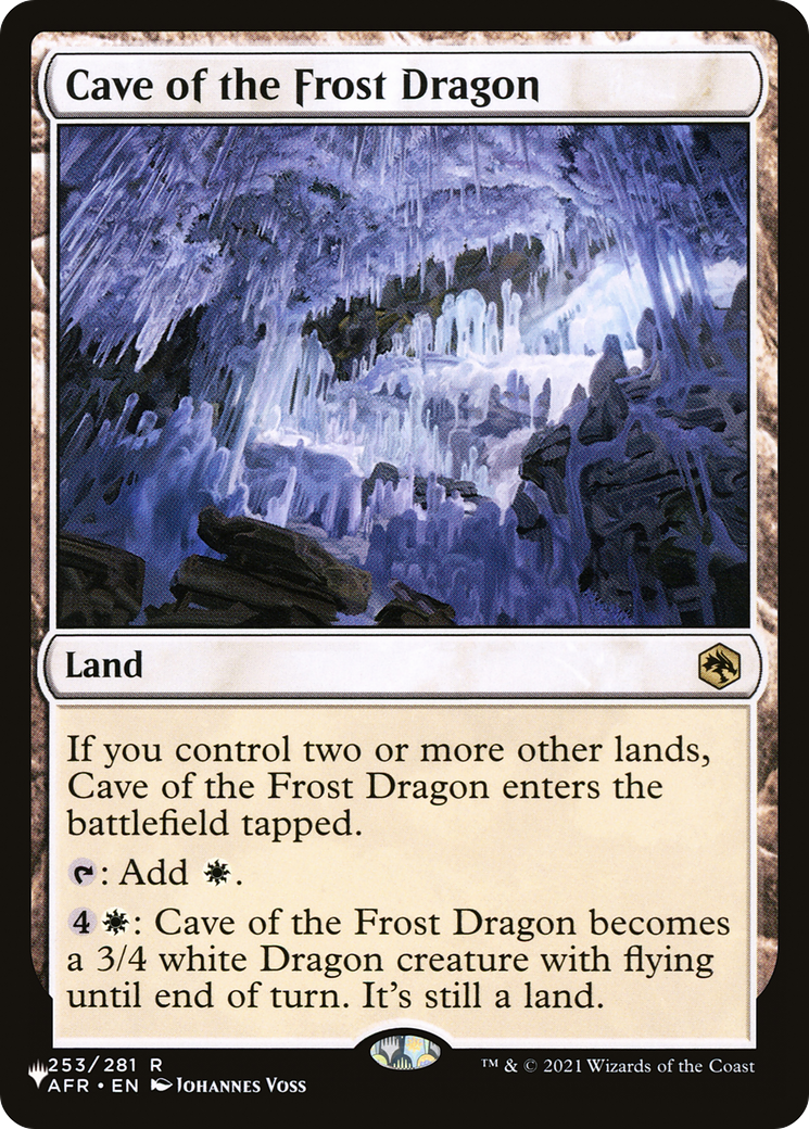 Cave of the Frost Dragon [The List] | Grognard Games