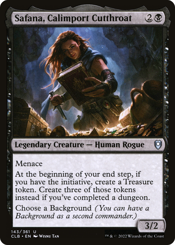 Safana, Calimport Cutthroat [Commander Legends: Battle for Baldur's Gate] | Grognard Games