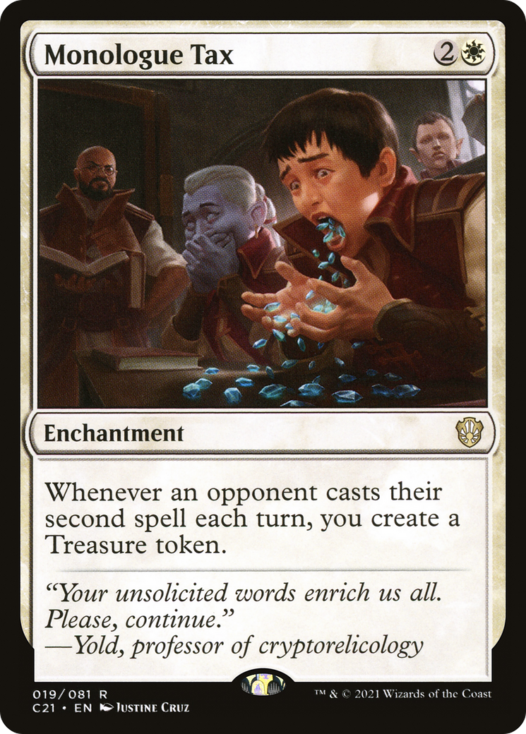 Monologue Tax [Commander 2021] | Grognard Games