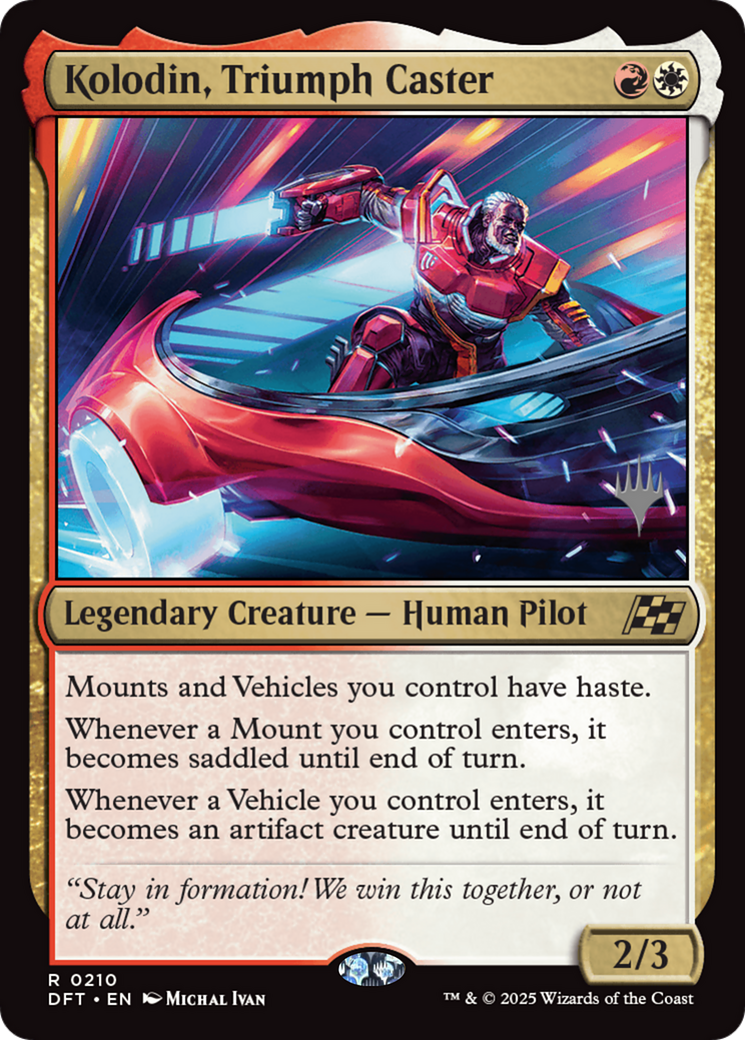 Kolodin, Triumph Caster (Promo Pack) [Aetherdrift Promos] | Grognard Games