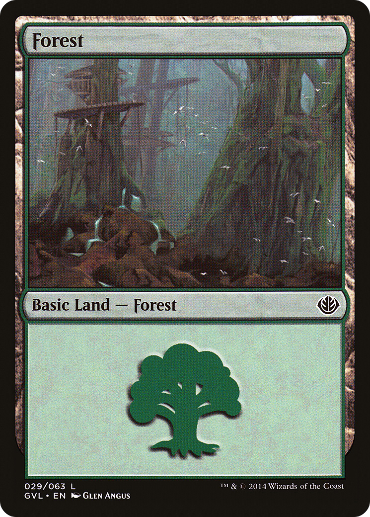 Forest (29) (Garruk vs. Liliana) [Duel Decks Anthology] | Grognard Games