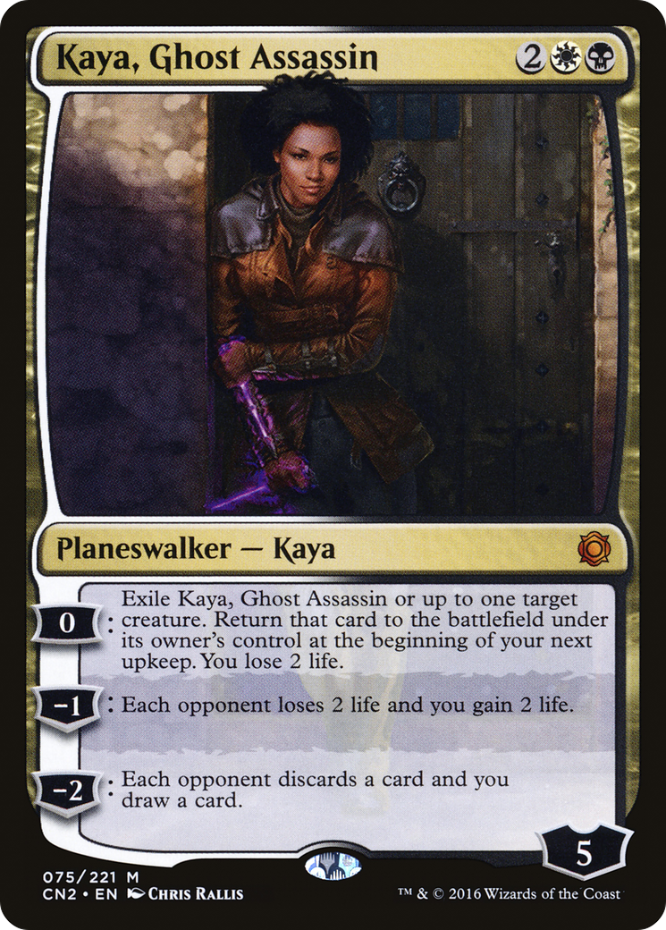 Kaya, Ghost Assassin (075/221) [Conspiracy: Take the Crown] | Grognard Games