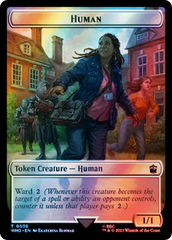 Human (0038) // Mutant Double-Sided Token (Surge Foil) [Doctor Who Tokens] | Grognard Games