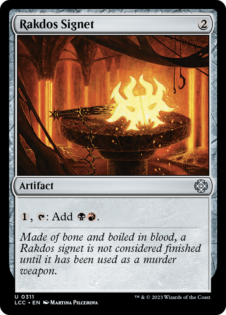 Rakdos Signet [The Lost Caverns of Ixalan Commander] | Grognard Games