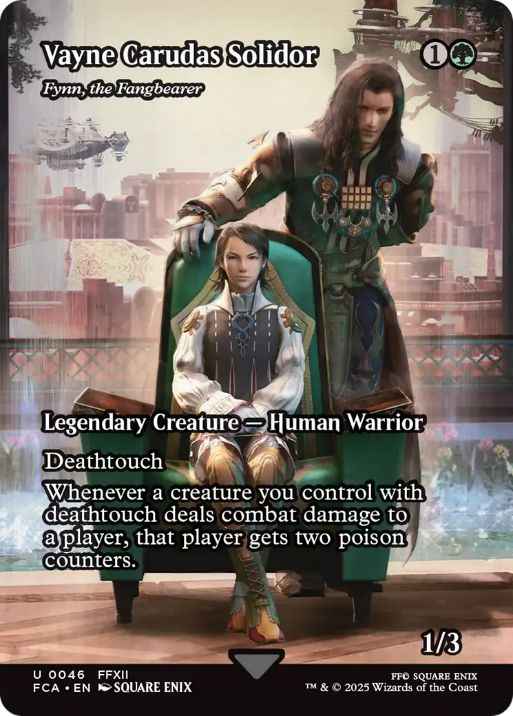 Vayne Carudas Solidor - Fynn, the Fangbearer (Showcase) (FCA-046) - FINAL FANTASY: Through the Ages Foil | Grognard Games