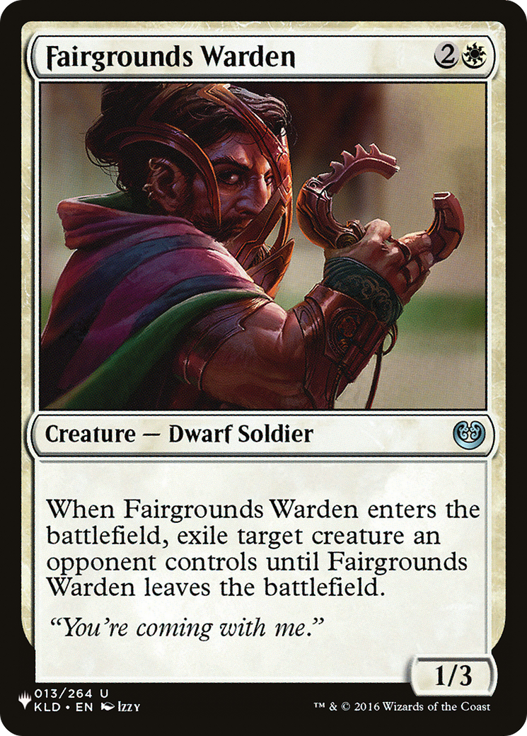 Fairgrounds Warden [The List] | Grognard Games