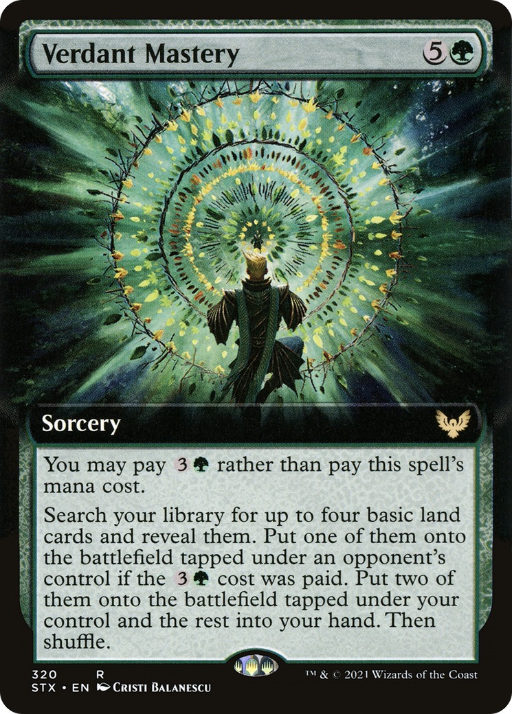Verdant Mastery (Extended) [Strixhaven: School of Mages] | Grognard Games