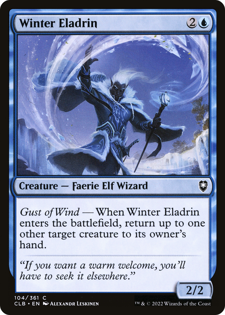 Winter Eladrin [Commander Legends: Battle for Baldur's Gate] | Grognard Games
