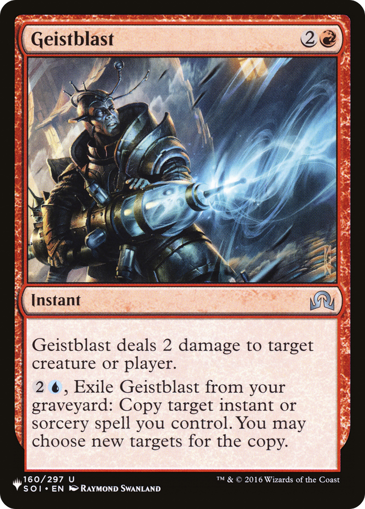 Geistblast [The List] | Grognard Games