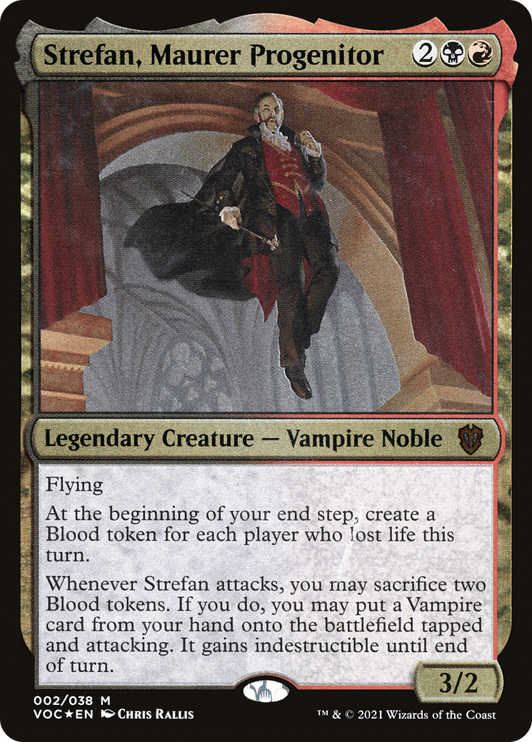 Strefan, Maurer Progenitor (Display Commander) [Innistrad: Crimson Vow Commander] | Grognard Games