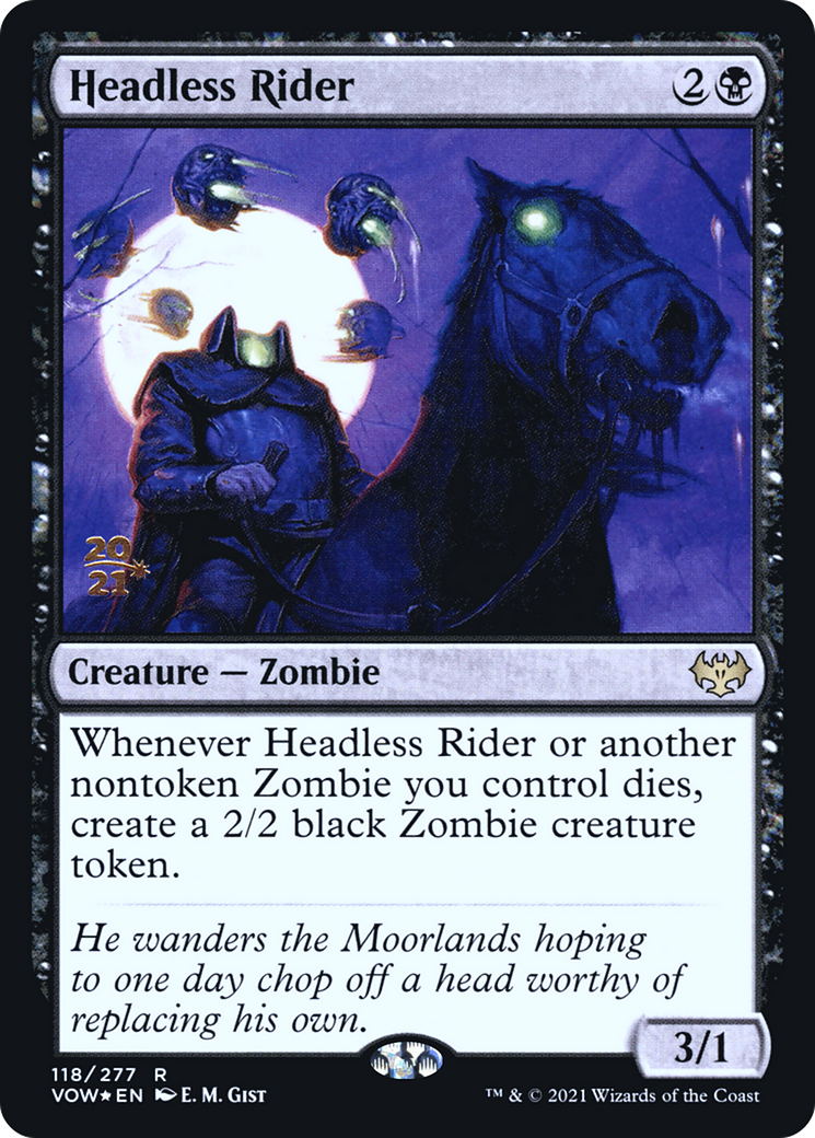Headless Rider [Innistrad: Crimson Vow Prerelease Promos] | Grognard Games