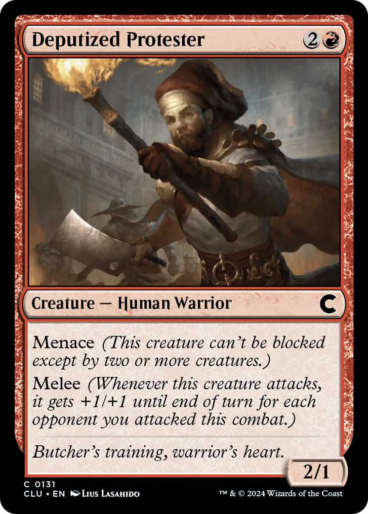 Deputized Protester [Ravnica: Clue Edition] | Grognard Games