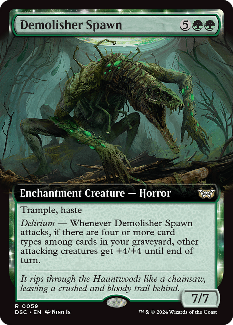 Demolisher Spawn (Extended Art) [Duskmourn: House of Horror Commander] | Grognard Games