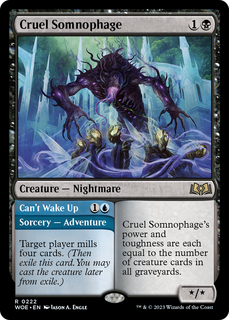 Cruel Somnophage // Can't Wake Up [Wilds of Eldraine] | Grognard Games