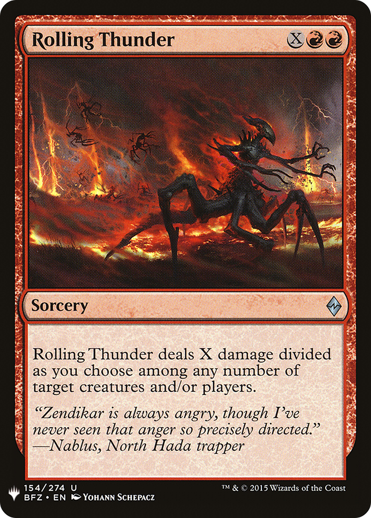 Rolling Thunder [Mystery Booster] | Grognard Games