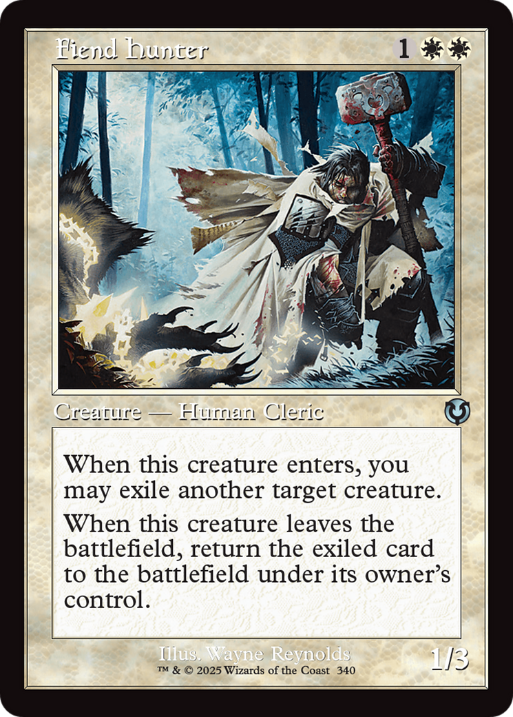Fiend Hunter (Retro Frame) [Innistrad Remastered] | Grognard Games