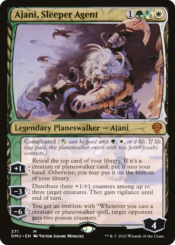 Ajani, Sleeper Agent (Showcase) [Dominaria United] | Grognard Games
