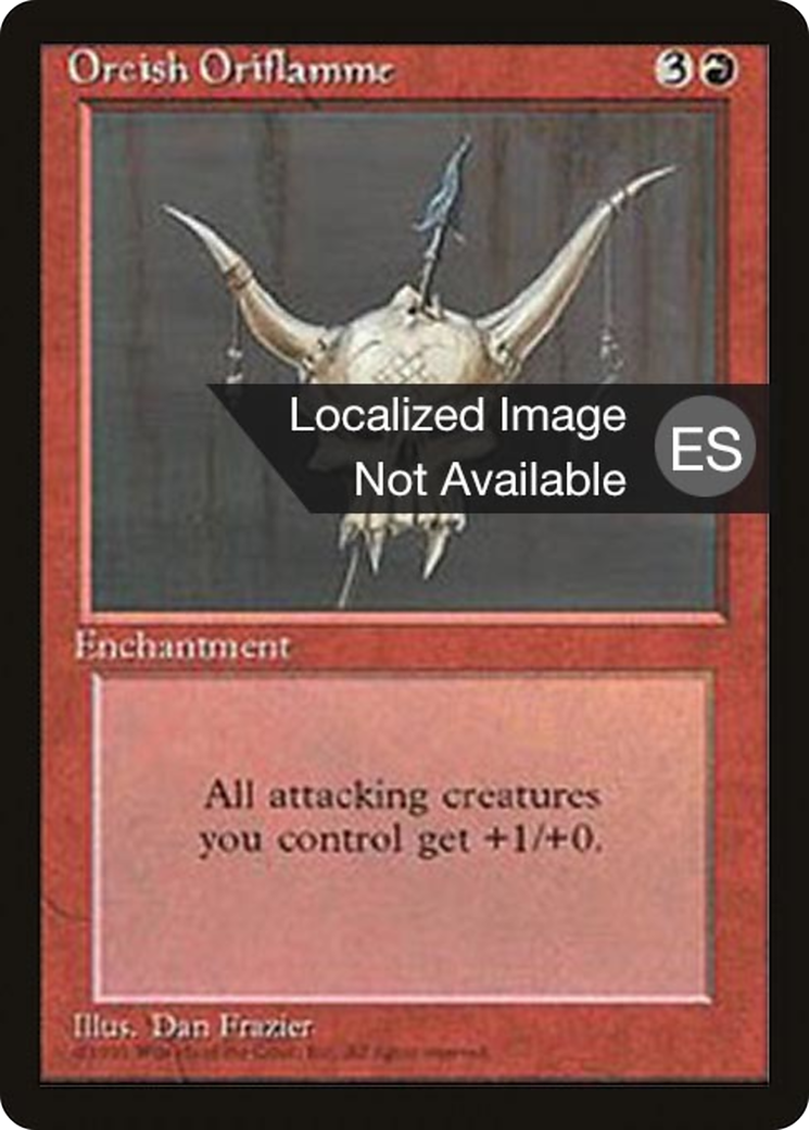 Orcish Oriflamme [Fourth Edition (Foreign Black Border)] | Grognard Games