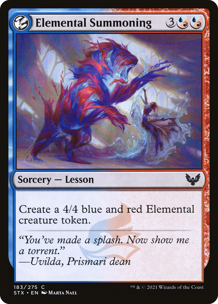 Elemental Summoning [Strixhaven: School of Mages] | Grognard Games
