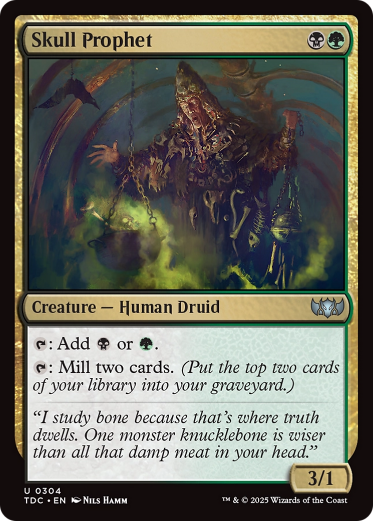 Skull Prophet [Tarkir: Dragonstorm Commander] | Grognard Games