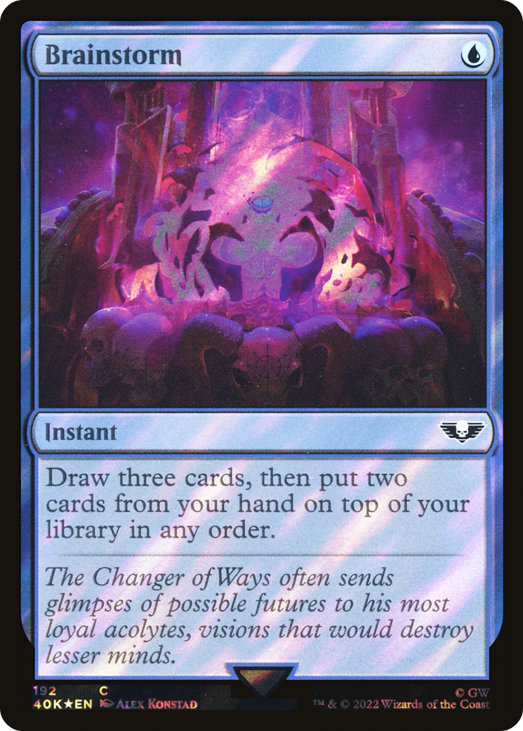 Brainstorm (Surge Foil) [Universes Beyond: Warhammer 40,000] | Grognard Games